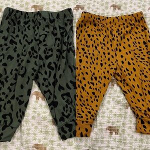 Kyte Baby Bamboo Pants Animal Print 2 Pairs 3-6 months